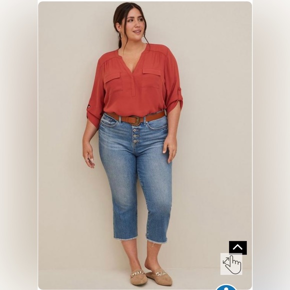Torrid Harper Blouse, Size 3 - Picture 3 of 5